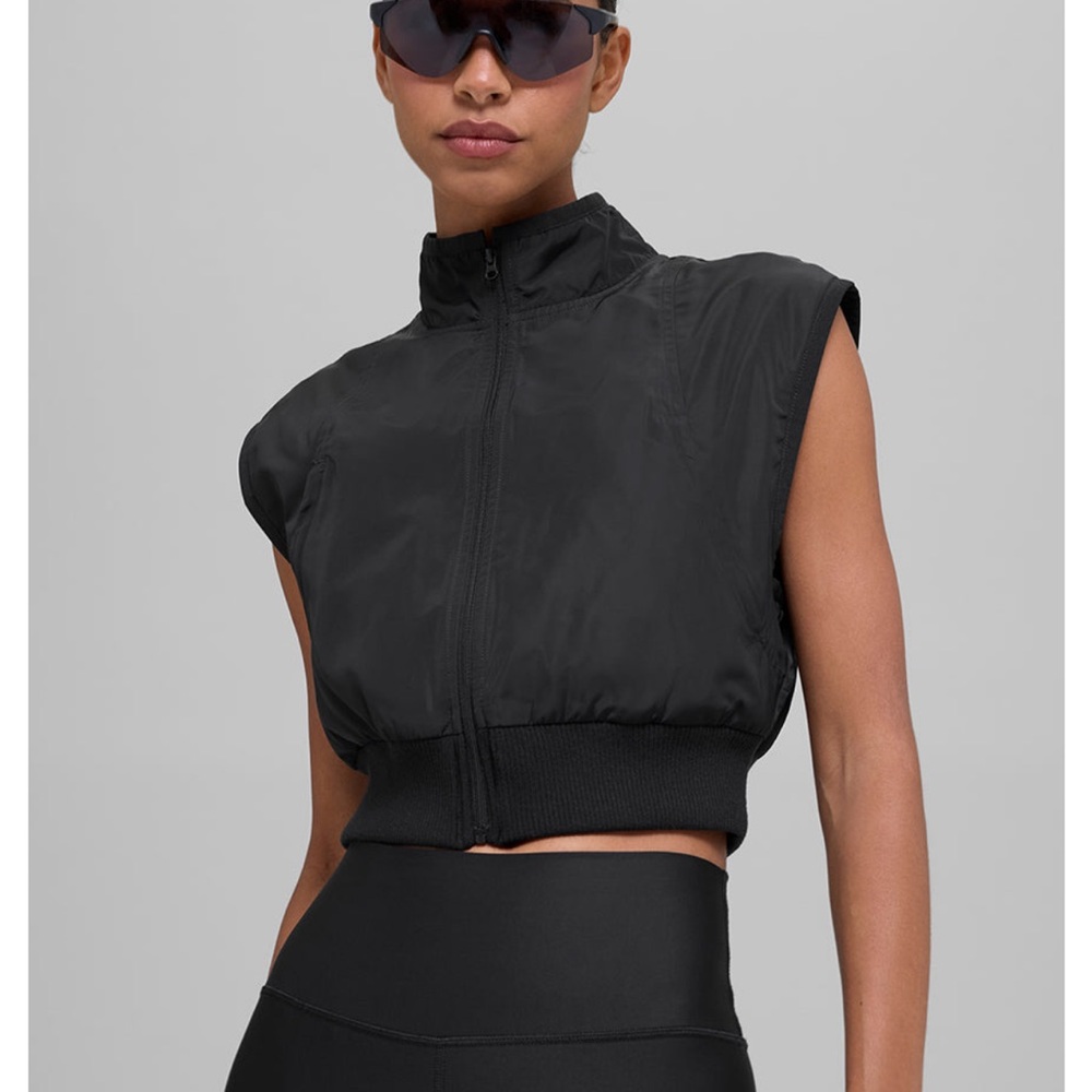 ALO Yoga Mars Clay Zip-Up Vest